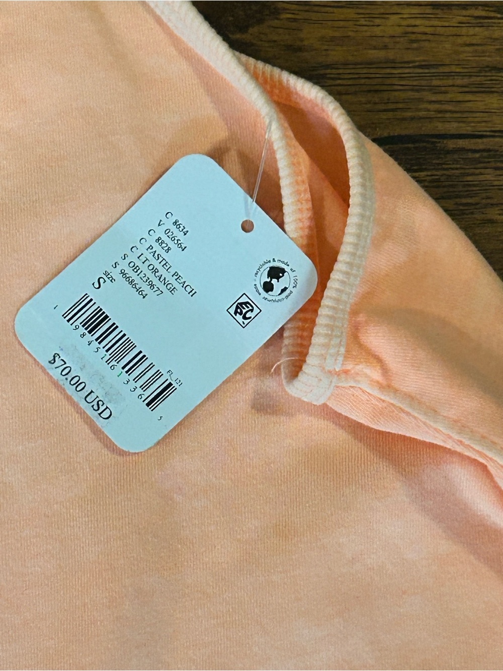 Coral Pink Women's Casual Relaxed Jumpsuit - Picture 3 of 6